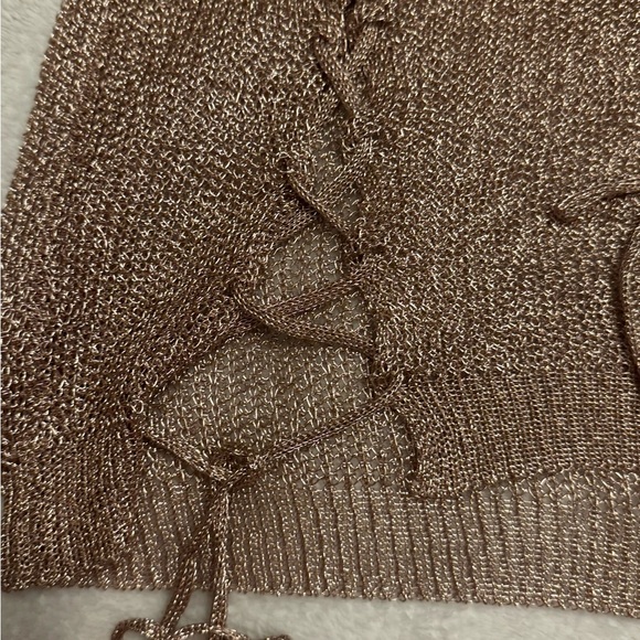 Metallic Knit 2-Piece Set (Top + Skirt) ✨ Size S/M - Picture 5 of 9